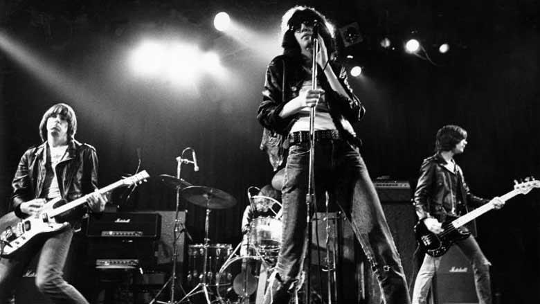 Ramones band merch -playing live rock concert